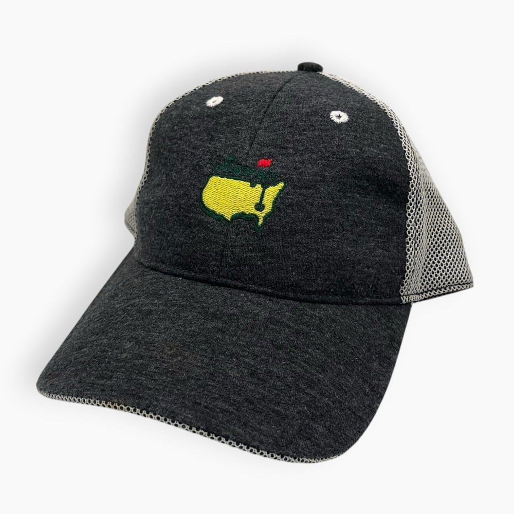 Masters Augusta National Golf Club Trucker Hat Heathered Gray Mesh Strapback‎